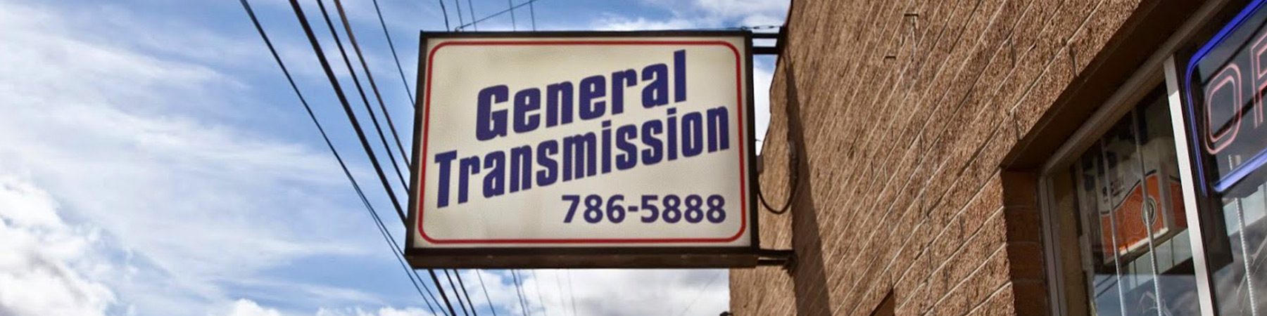 General Transmission exterior sign